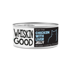 WhiskinGood Wet Food Chic w/Liver Jelly 70g, 509045, cat Wet Food, WhiskinGood, cat Food, catsmart, Food, Wet Food